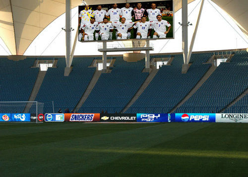 Good price Le périmètre du stade de football P10 a mené l'écran 5000 cd/㎡ synchrones en ligne